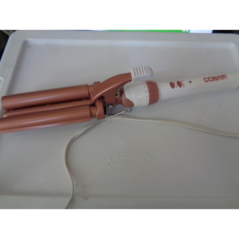 Conair Double Ceramic Barrel Curling Iron Rose Gold